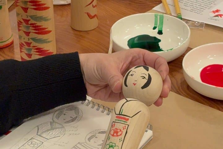 Paint Your Own Kokeshi Doll and Get Your Name in Kanji, Shibuya — photo 9