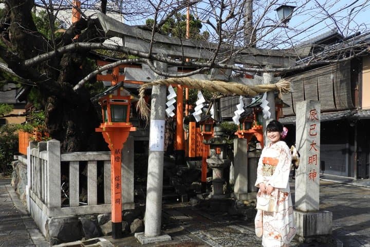 Kimono Dress in Gion Timeless Geisha District Walking Tour Kyoto — photo 6
