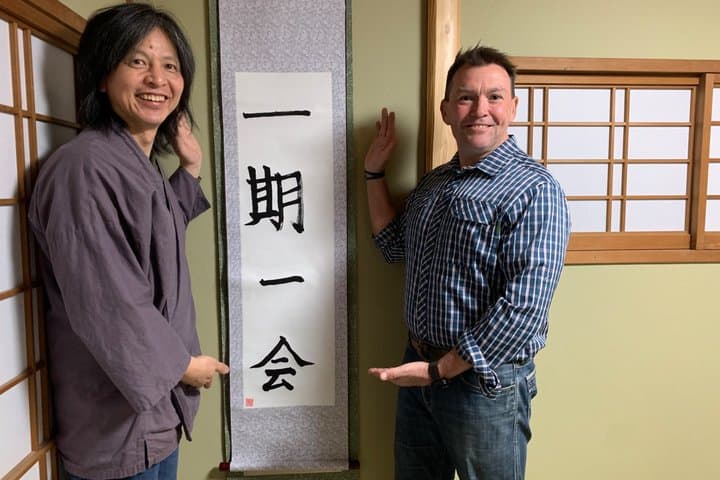 Kyoto : ZEN Calligraphy Scroll Experience in old Townhouse — photo 8