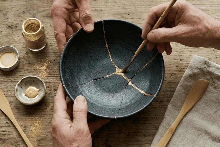 Kyoto Kintsugi Gold Repair Pottery Class — photo 4