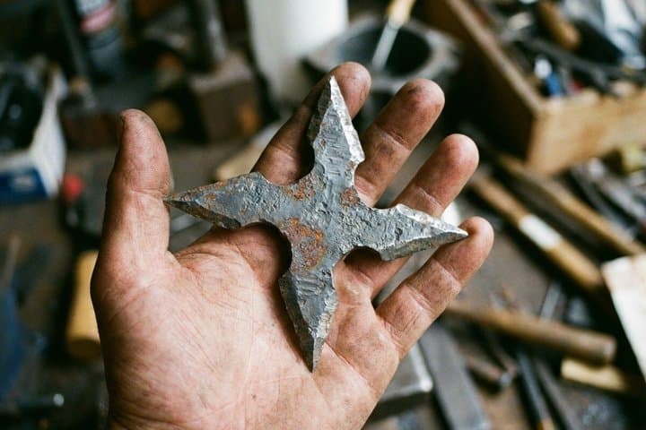 Kyoto Make a Metal Shuriken in a Real Ninja House — photo 3