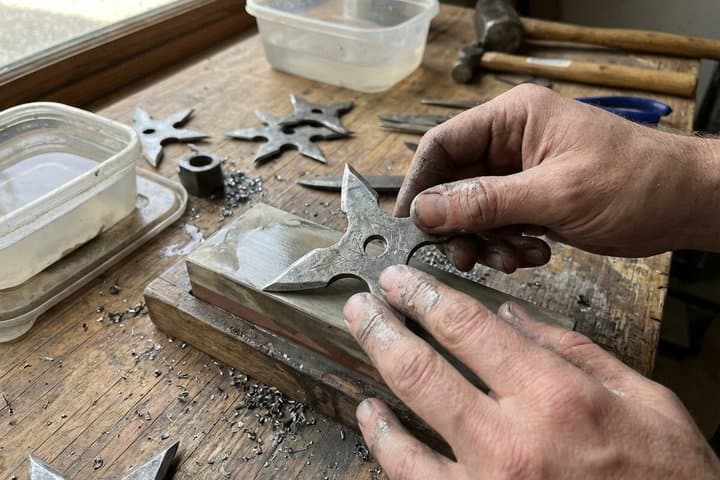 Kyoto Make a Metal Shuriken in a Real Ninja House — photo 5