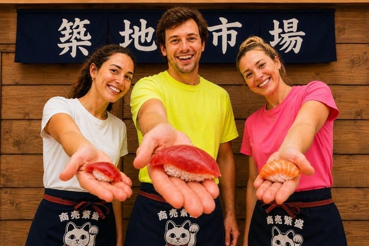 Tokyo 2-Hour Tsukiji Insider Market Tour & Sushi Making Class — photo 1