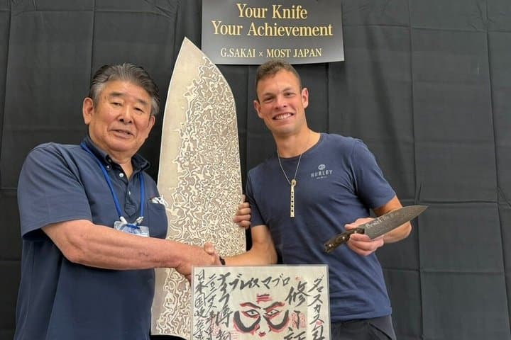 Make Your Own Damascus Kitchen Knife in Samurai Sword Town — photo 2