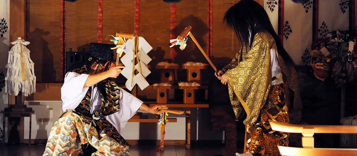 Kagura and Gagaku Performances with Nighttime Yokagura at Musashi Mitake-jinja Shrine