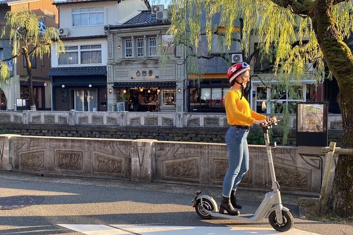 Kinosaki:Rental Electric scooter-Natural Treasures route-/120min
