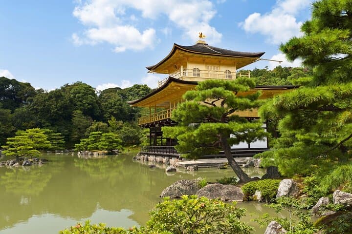 Kyoto: Golden Pavilion, Nijo Castle, Nishiki Market. Private