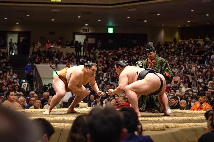 Seat B Ticket Tokyo Sumo Wrestling Tournament in Ryogoku