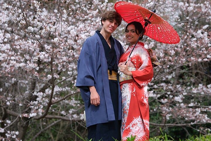 Kyoto Kimono Rental CHAMATSU Couple Plan