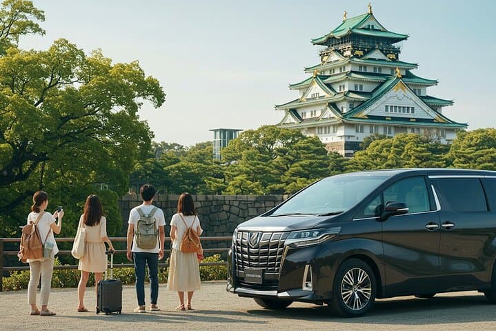 Private Airport Transfer Kansai Airport in Kansai Area using Toyota Alphard