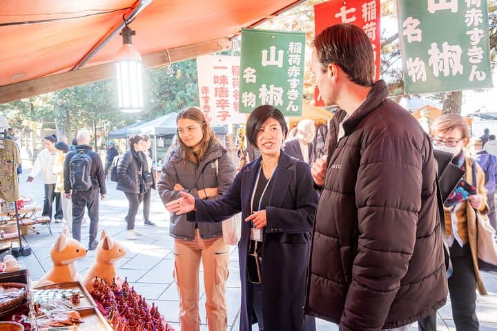 Kyoto Flea Market Cultural Exchange with English Learners