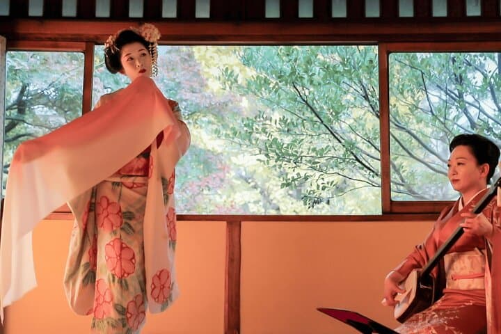 Behind the Curtain Geisha Rehearsal in Nagoya