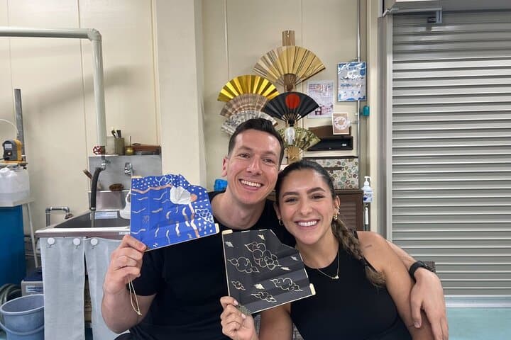 Kyoto Gold Leaf Fan Workshop with a Master Craftsman