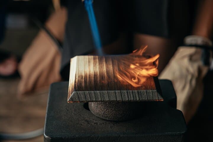 Traditional Wood Charring Workshop in Kanazawa