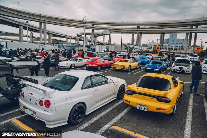 JDM daikoku Car met up Minivan Tour to Tokyo Tower
