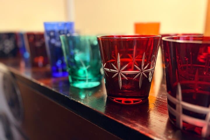 Kiriko Glass Engraving Workshop and Historic Walk in Kawasaki