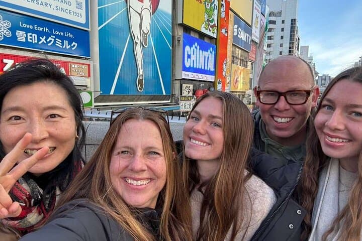 Osaka Private Walking Tour with Local Japanese Experienced Guide