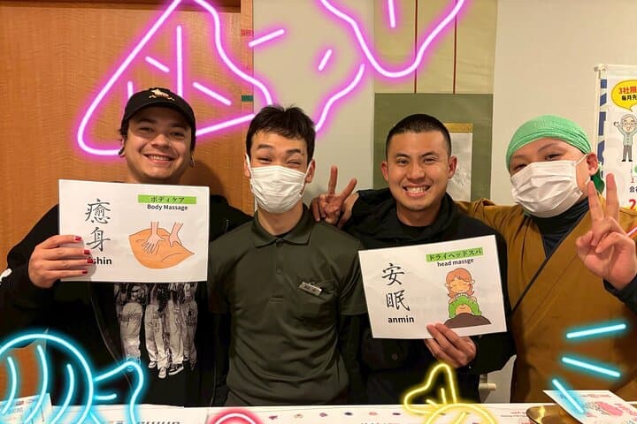 traditional Anma Shiatsu massage Reflexology Mix 100min in OSAKA