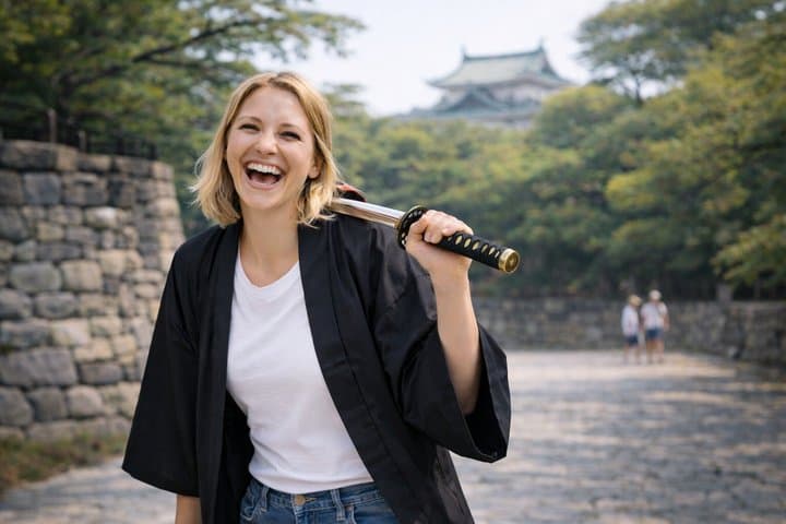 Wakayama Castle Samurai Photo Experience (Small Group, 90 Min)