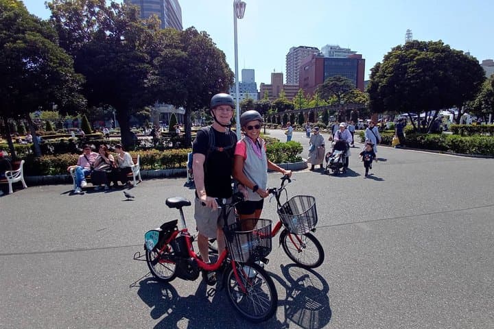 The Yokohama: Private E-Bike Adventure for cuise passengers