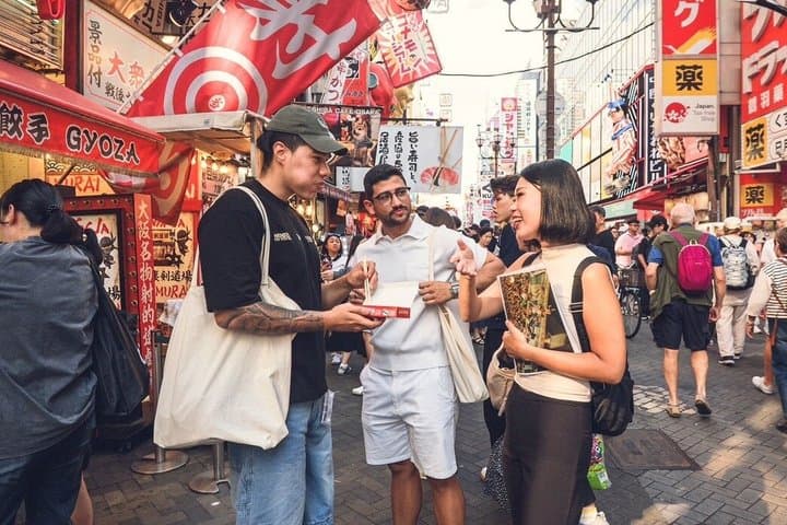 Osaka Food & Nightlife Experience with Sumo, Sake &Local Guide